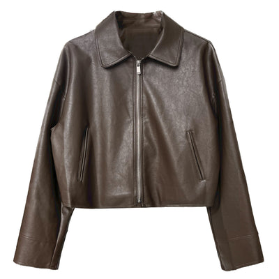 Kunstlederjacke