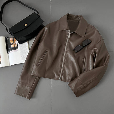 Kunstlederjacke