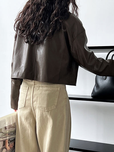 Kunstlederjacke