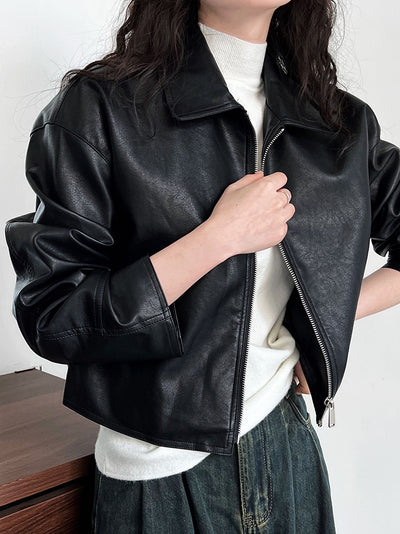 Kunstlederjacke